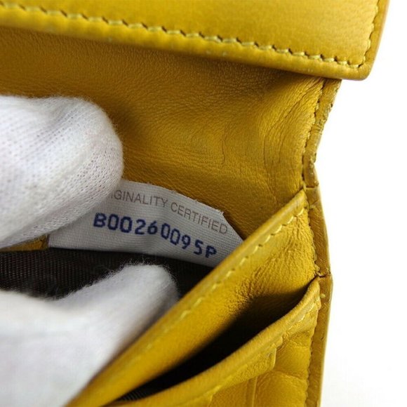 BOTTEGA VENETA Long Wallet Intrechard Leather Authentic Used - Picture 8 of 8